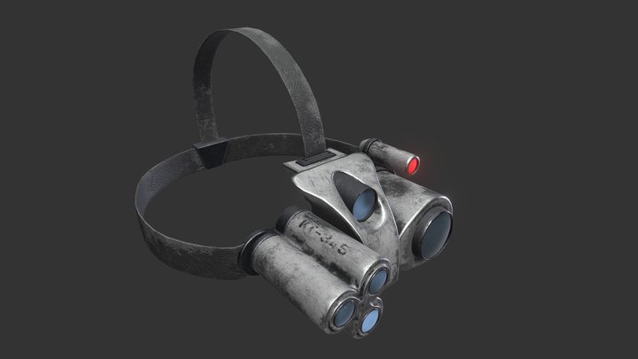 Sci-fi goggles 3D Model
