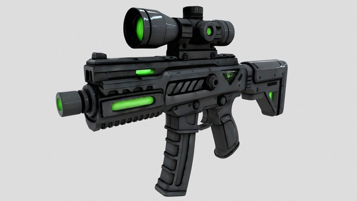 Cyber-weapon 3D models - Sketchfab