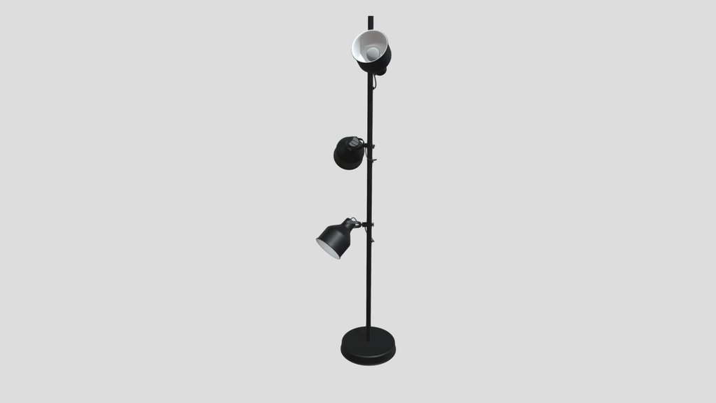 Floor Lamp With Three Lights
