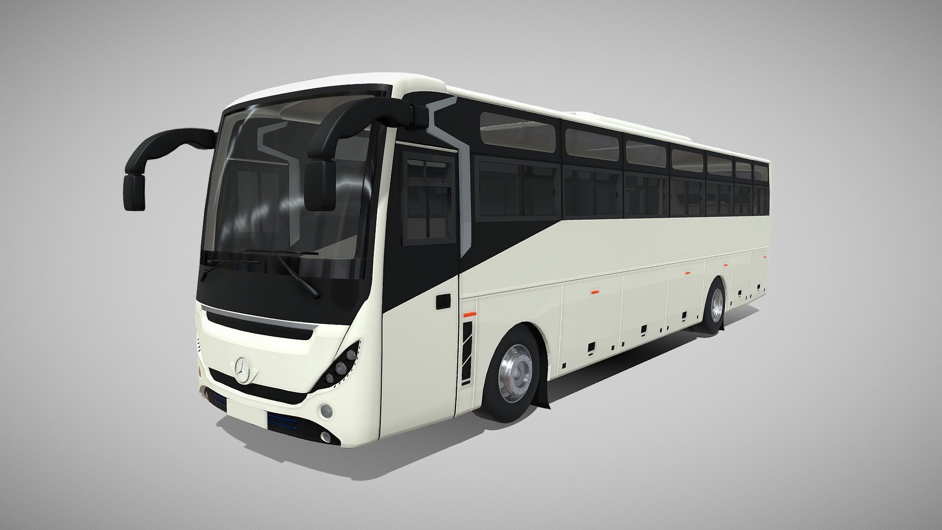 Benz Glider Bus 3D model by Naman_Makhija_ [5758eba] Sketchfab