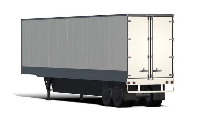 Truck Trailer FREE 3D Model