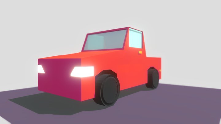 Car Low Poly 3D Model