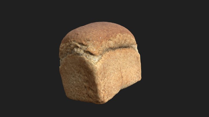 Wholemeal Loaf 3D Model