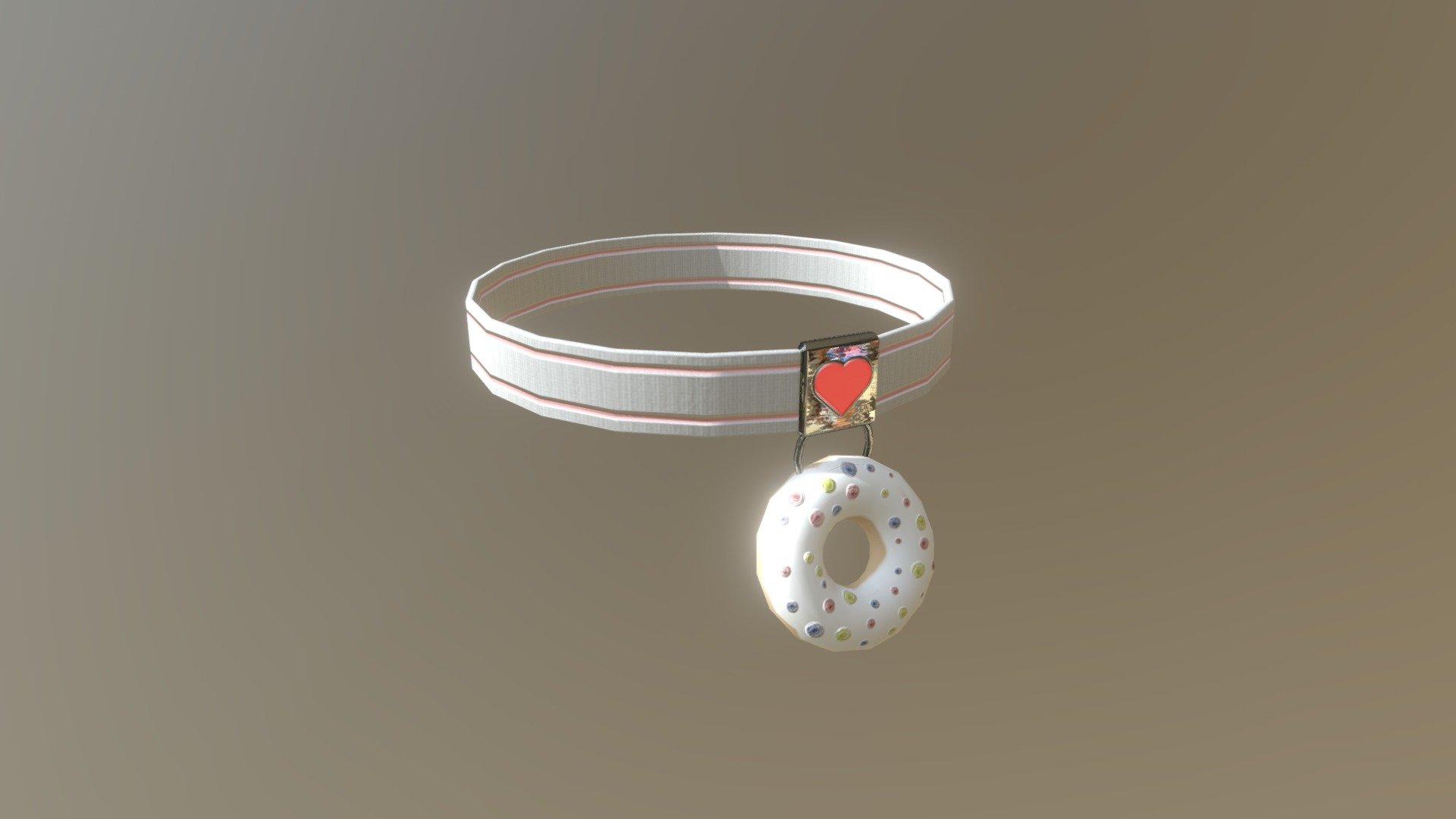 Donut Necklace