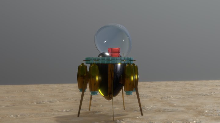 Dragon Ball Time Machine 3D Model