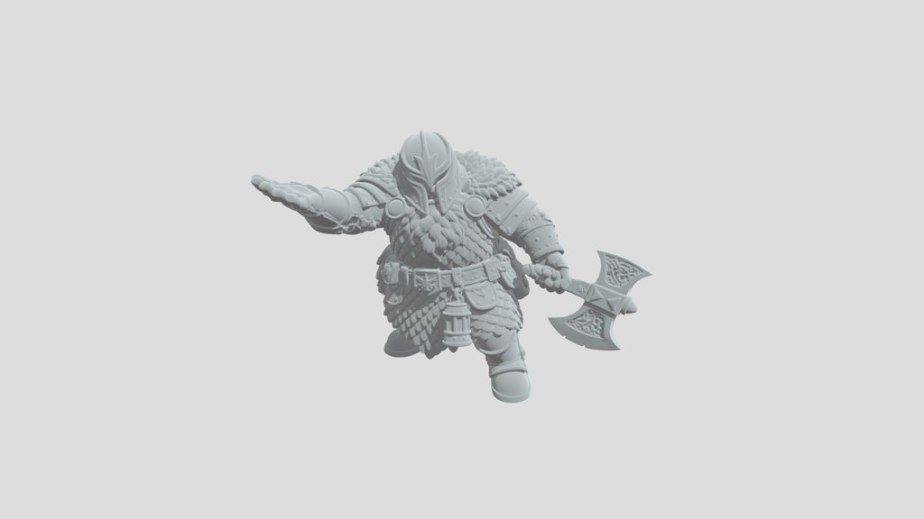 Forgebound Dwarven Warlord