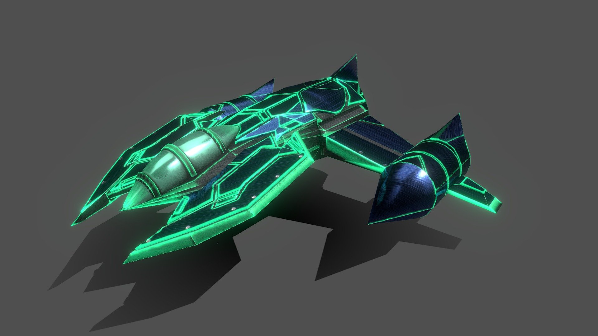 Racing Spaceship - 3D model by NIGHTMARE113311 [575b21b] - Sketchfab