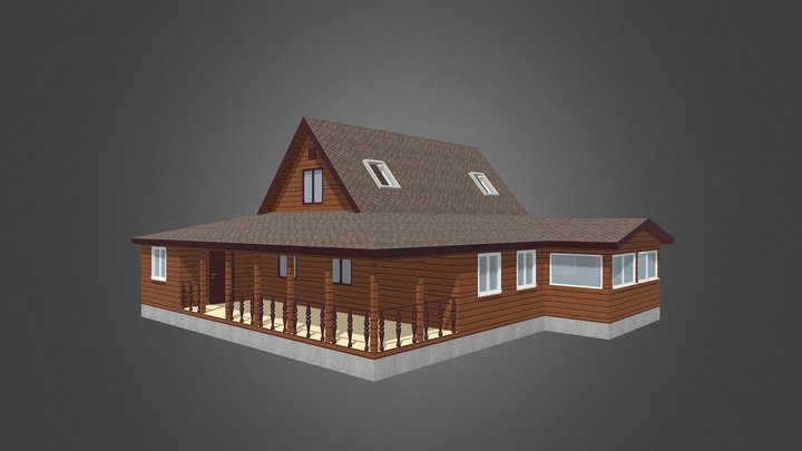 Измерения геометрии крыши 3D Model