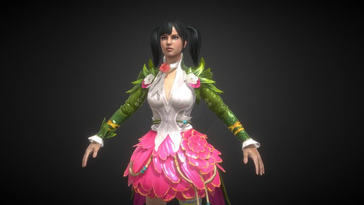 Pubg Forest Elf 3D Model