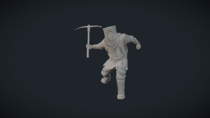 Miner 3D Model