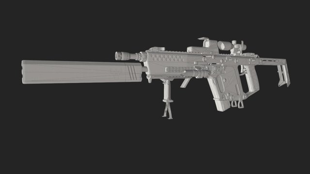 Kriss Vector Sniper Mod 3D Model