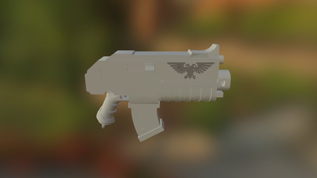 Boltgun 3D Model