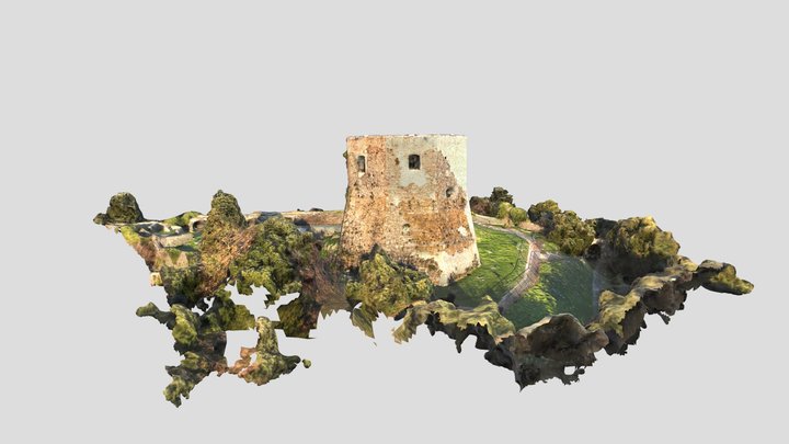 Castello Aghinolfi di Montignoso 3D Model