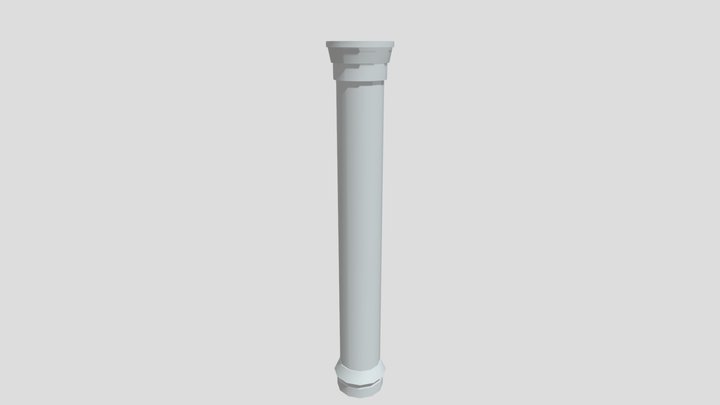 Pillared Window 3D Model