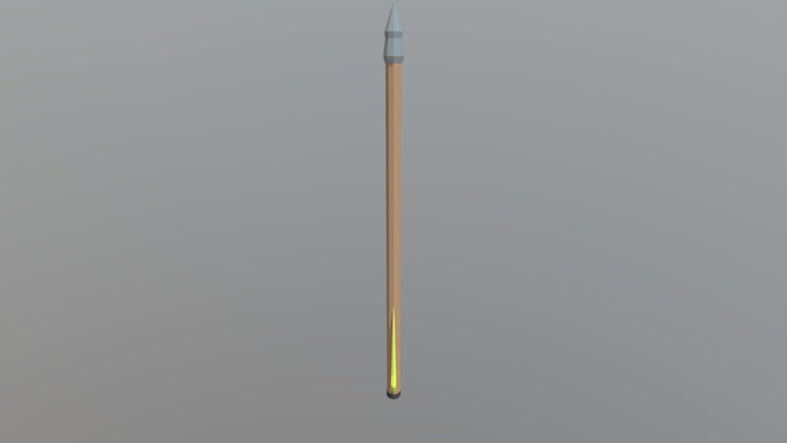 Crossbow Bolt 3D Model