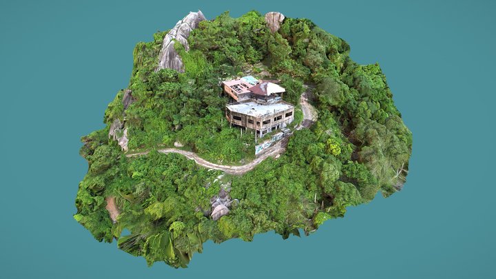Abandoned Hotel in Thailand 3D Model