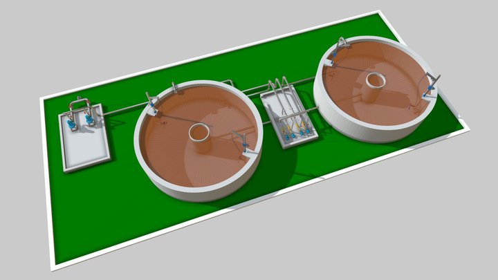 Stazione Equalizzazione 3D Model