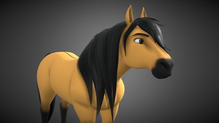 Spirit 2002 Horse 3D Model