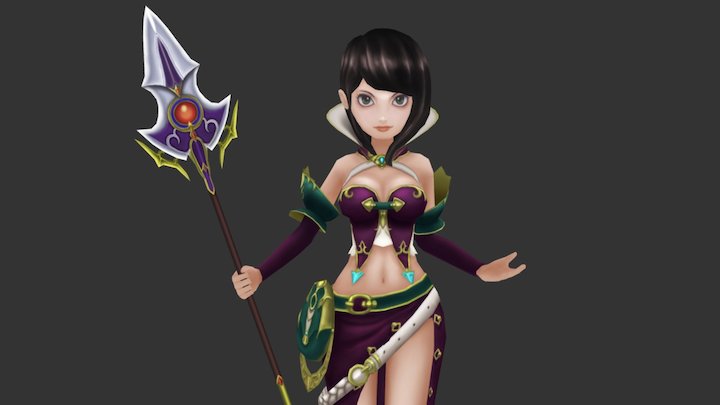 Ashley 3D Model