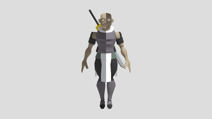 1st upload. my main character 3D Model