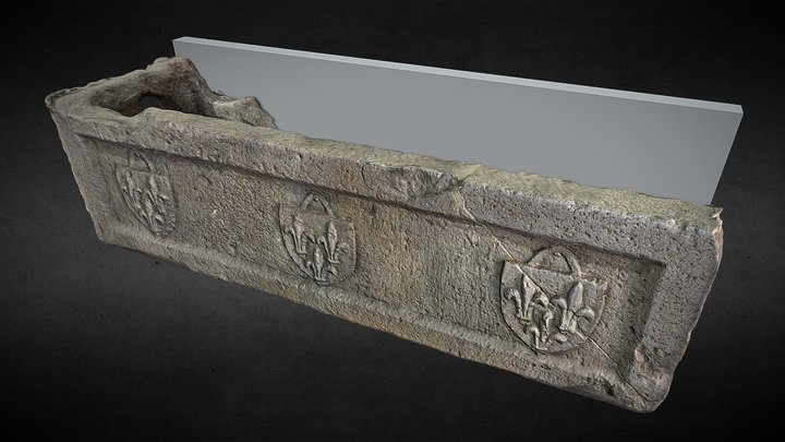 Vas sepulcral dels Pujades (s. XVI - s. XVII) 3D Model