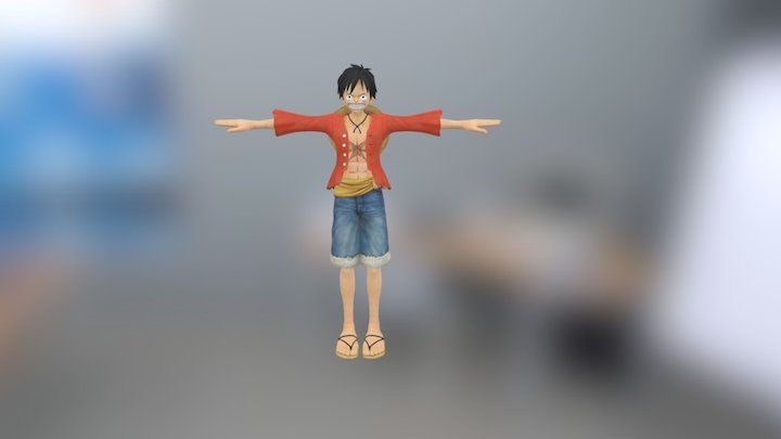 Luffy 3D Model