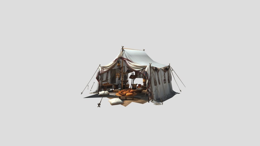Camp 3d model free