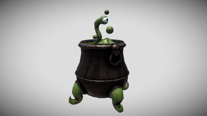 Monster Cauldron 3D Model