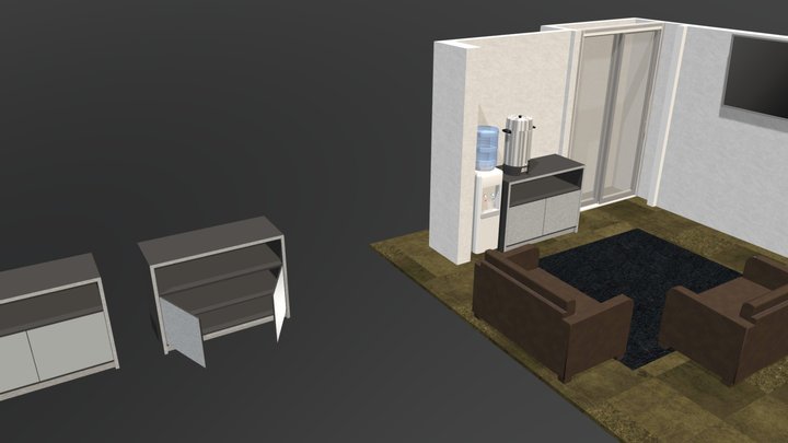 Cafeteria Roosevelt lux 3D Model
