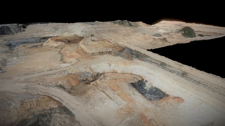 Quarry Hoher Stall - overview 3D Model