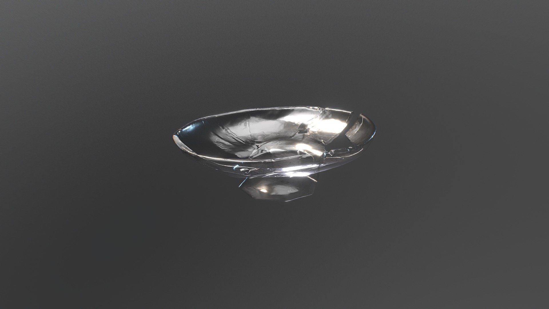 Tumbler Dish (4A-G-0255) — Sketchfab embed 3D viewer