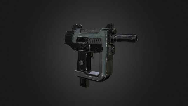 Sub Machine Gun 3D Model