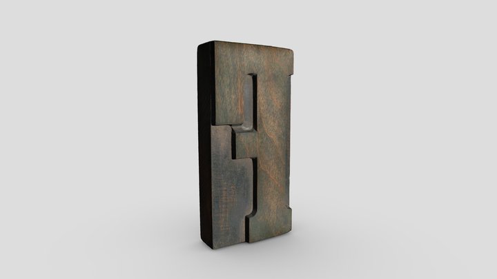 The Letter F 3D Model