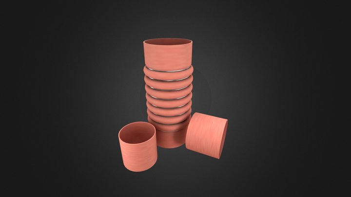 High Temp Bellows 3D Model