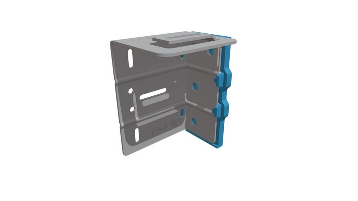 3.25" ISO Clip 3D Model