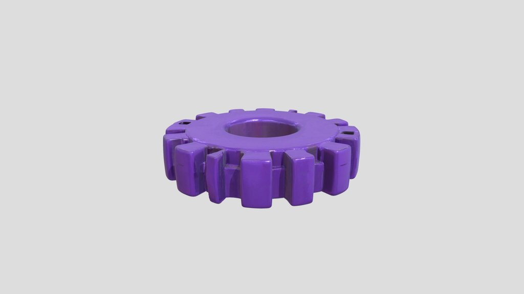Yellow cogwheel