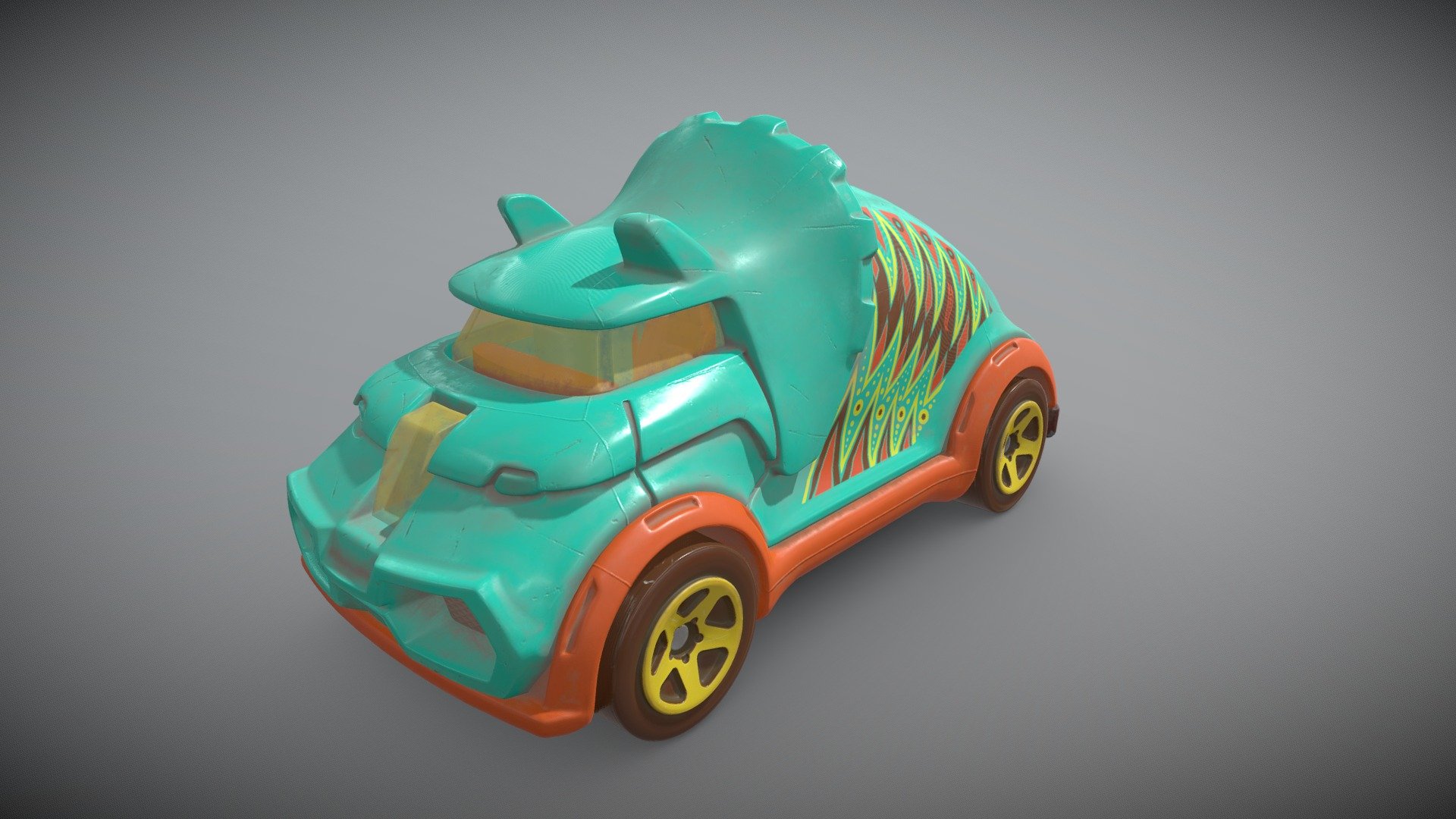 Tricera Truck ( Hot Wheels ) - 3d Model By Gamaxa [576d4c1] - Sketchfab