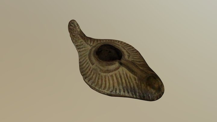 Byzantine oil lamp 3D Model