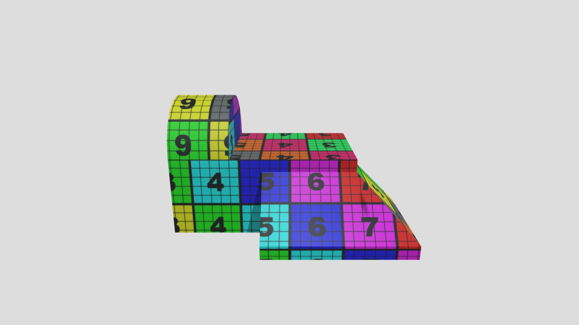 UV'd Building Model Richard Brauckmuller
