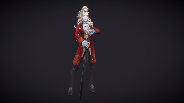 Marie Joseph Sanson (Innocent) 3D Model