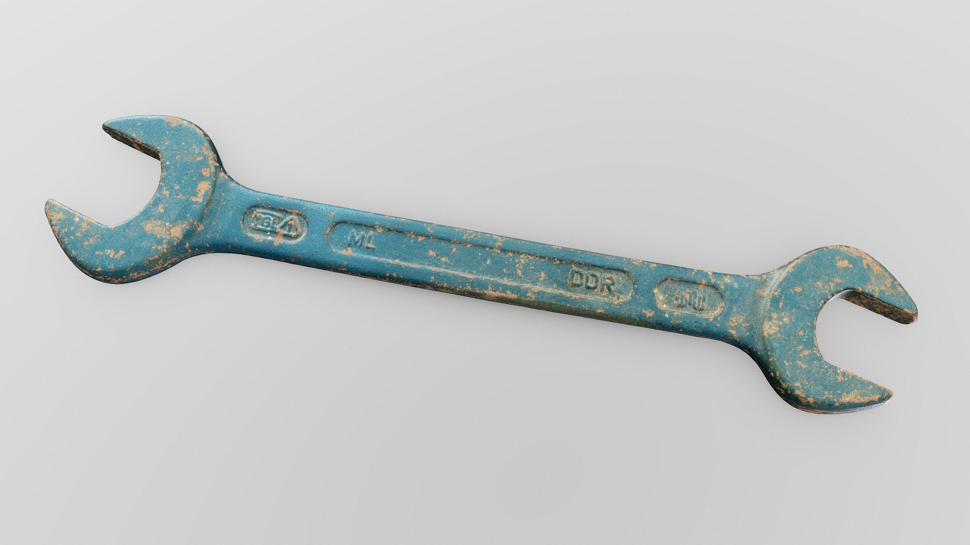 Steel Wrench from the German Democratic Republic Buy Royalty Free 3D