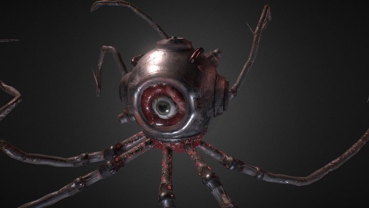 Tentacle robot 3D Model