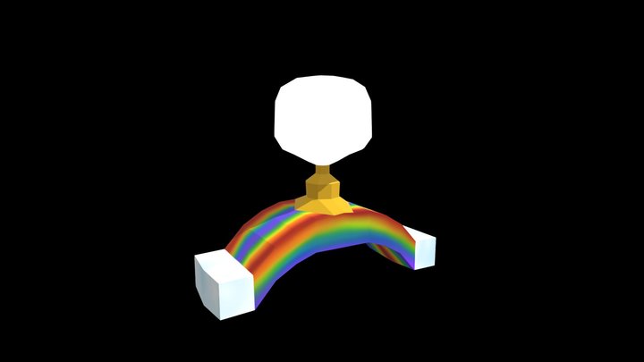 The Idle Hand - Rainbow Lamp 3D Model