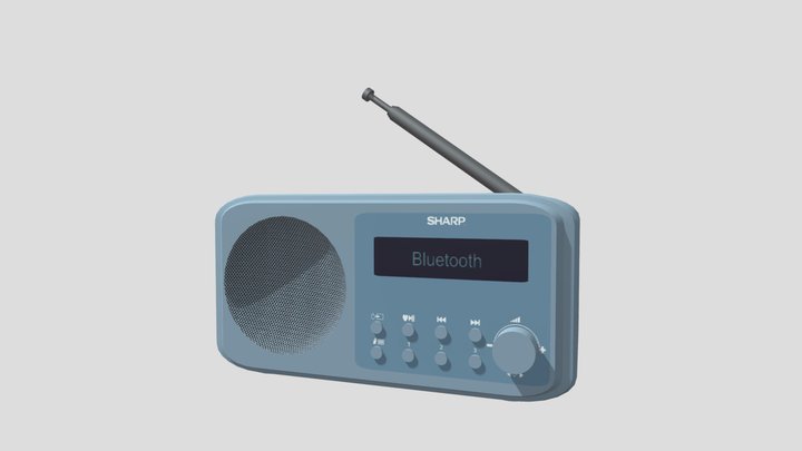 Radio 3D Model