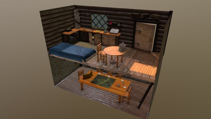 Tiny room Fredrik Bergqvist lbs 3D Model