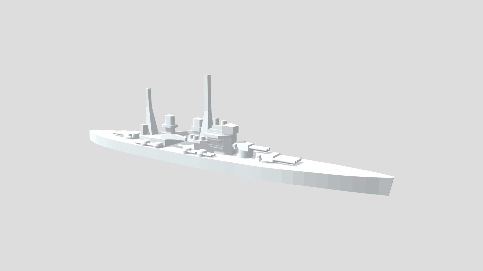 HMS King George V - Model for 1/4000 printing