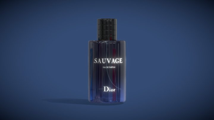 Sauvage Perfume 3D Model