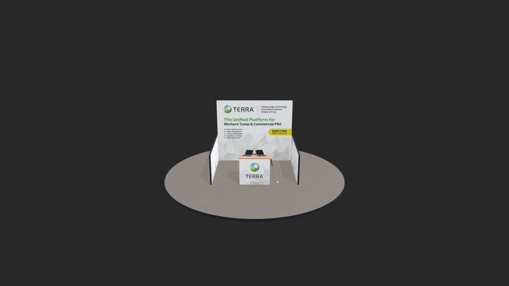 Booth 2026 white v5 3D Model
