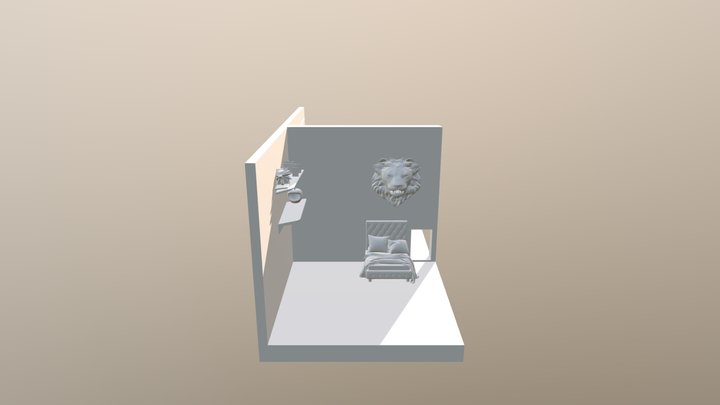 8 Year Old Boy Dream Room 3D Model