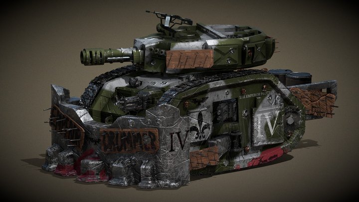 Leman Russ BattleTank – Free 3D Model STL